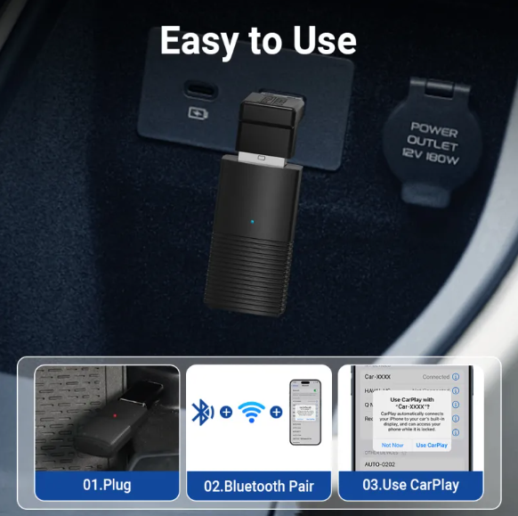 DriveLink Wireless CarPlay Adapter