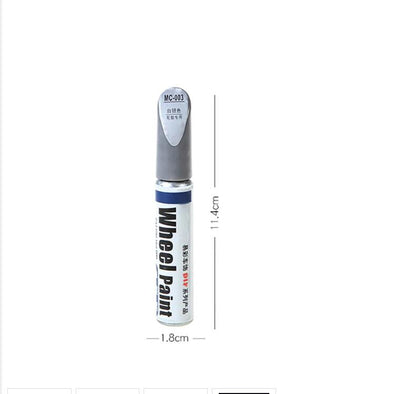 Car Wheel Scratch Repair Paint Pen, Aluminum Alloy Silver