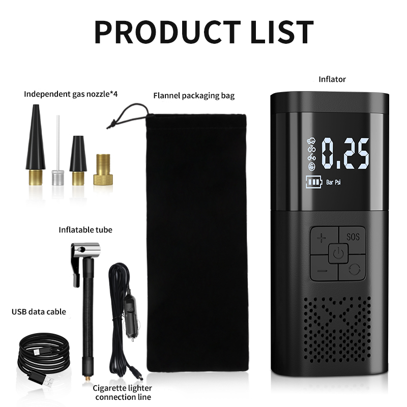 AirPro 120W Portable Car Inflator