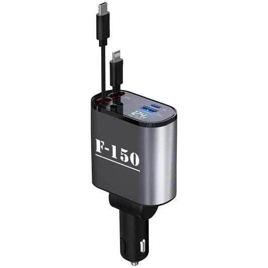 4-in-1 Retractable Car Charger