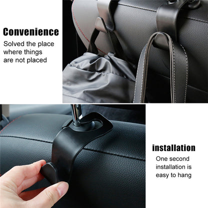 Car Seat Back Hooks - Hidden Multi-Functional Accessories